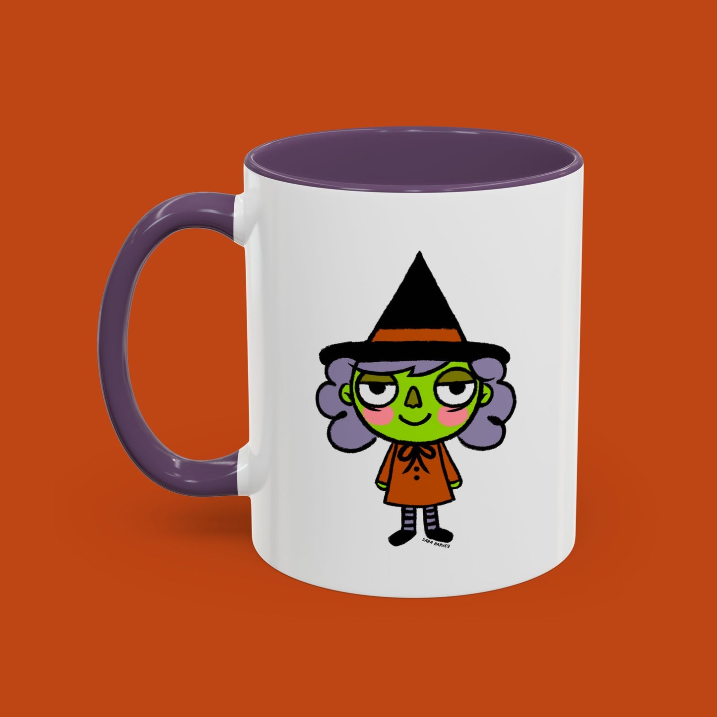 Halloween Witch Ceramic Mug