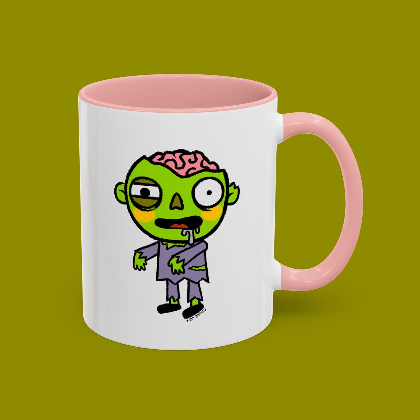 Halloween Zombie Ceramic Mug