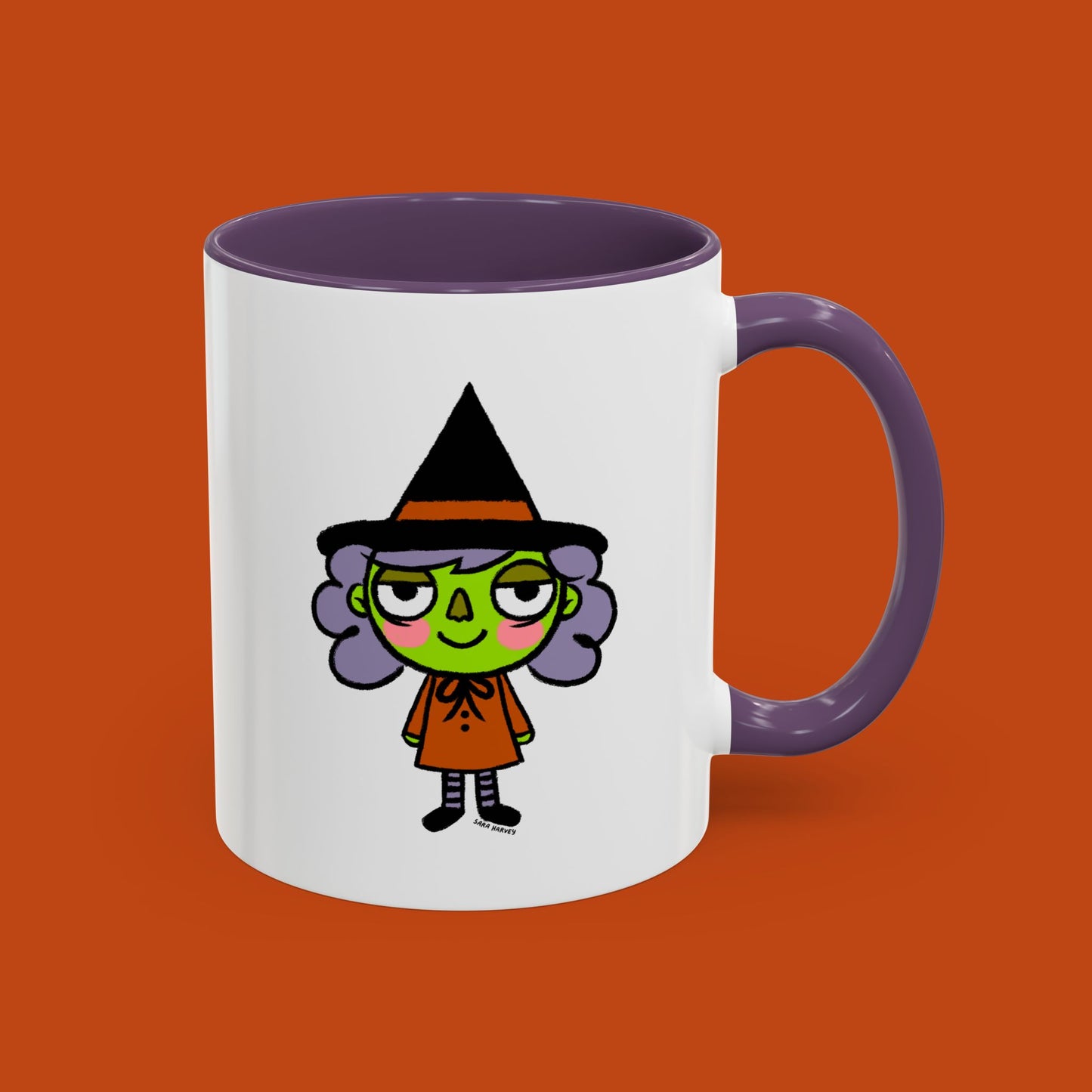 Halloween Witch Ceramic Mug