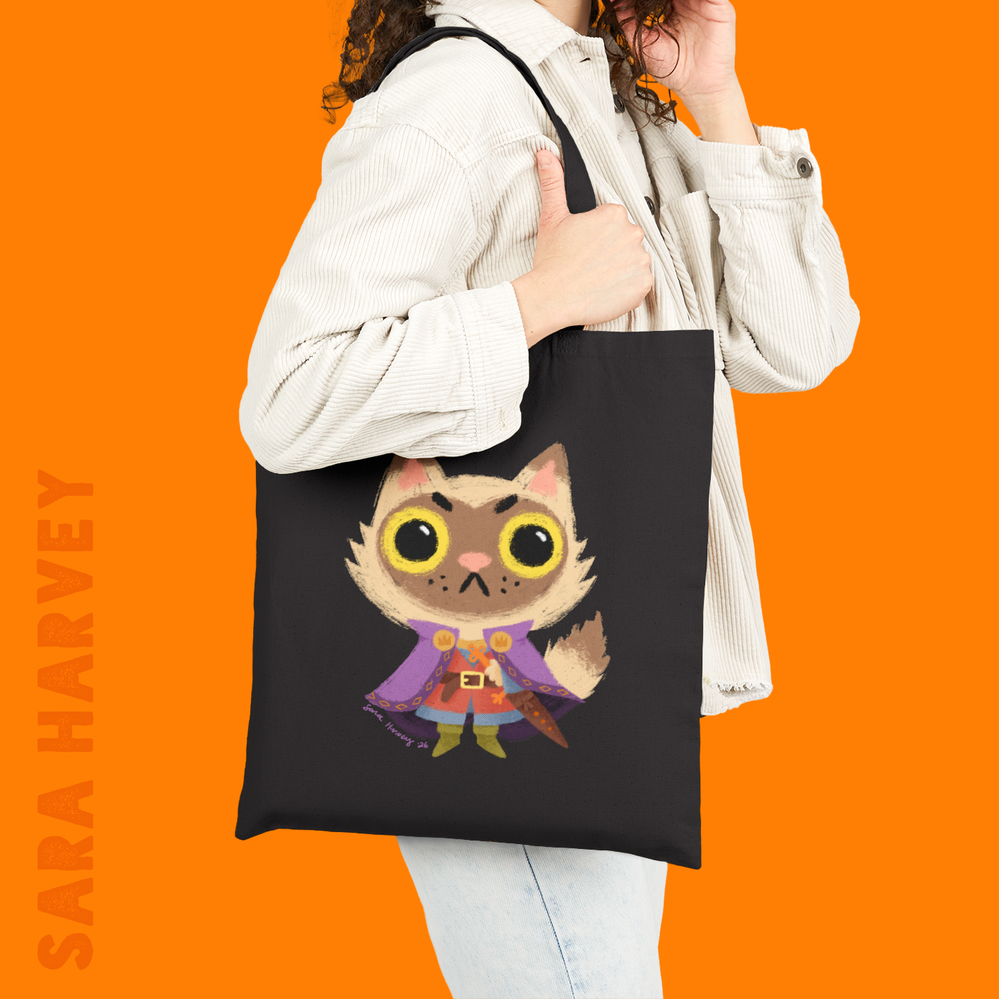 Marquise de Cat Tote Bag Root Board Game Inspired