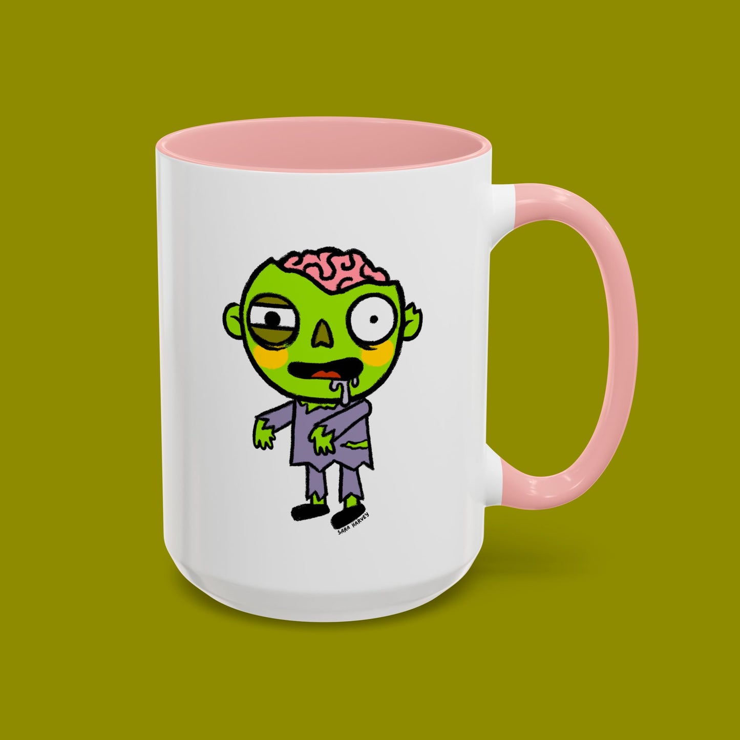 Halloween Zombie Ceramic Mug