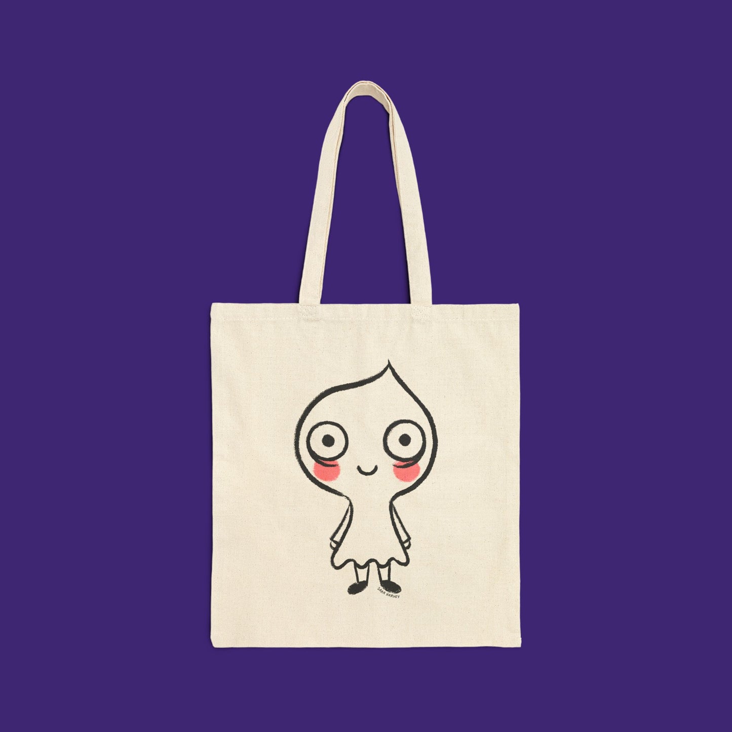 Ghost Halloween Canvas Tote Bag