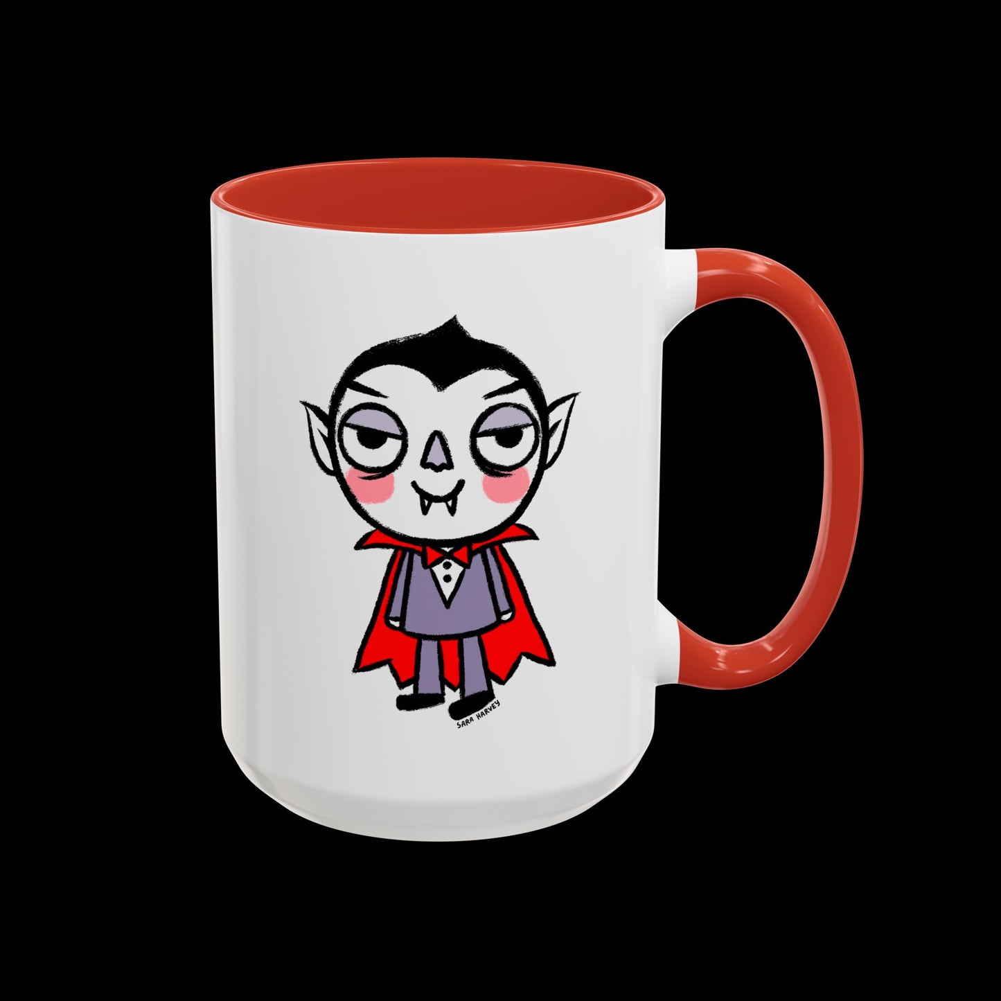 Halloween Vampire Ceramic Mug