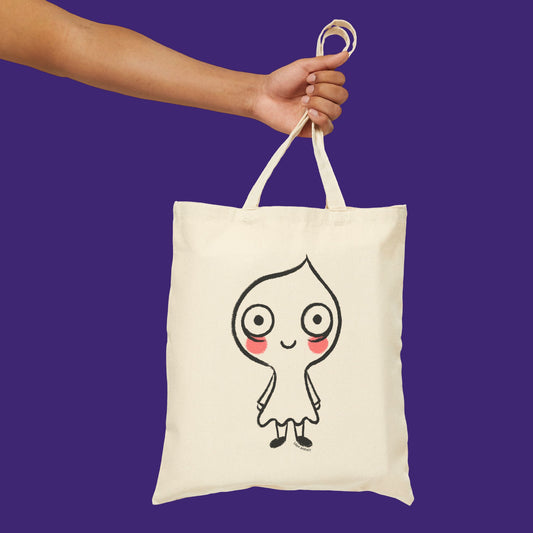 Ghost Halloween Canvas Tote Bag