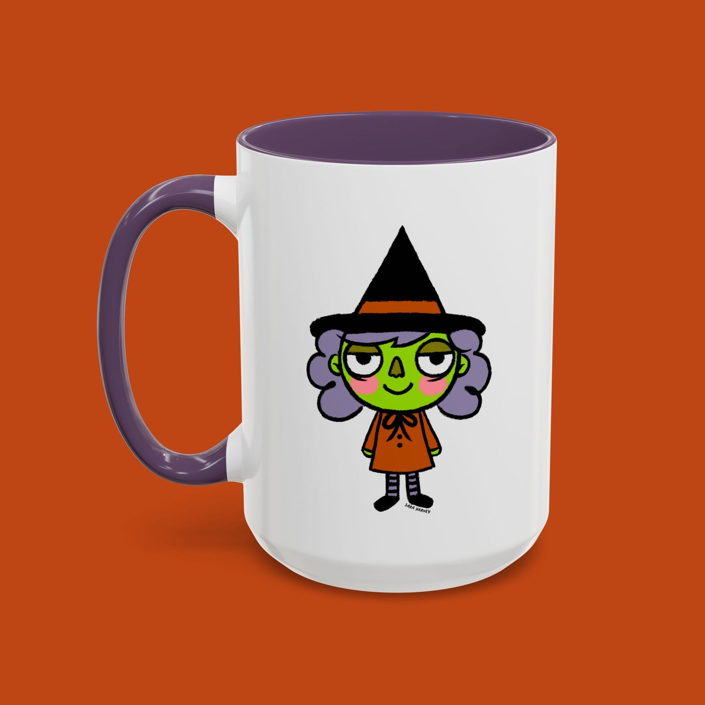 Halloween Witch Ceramic Mug