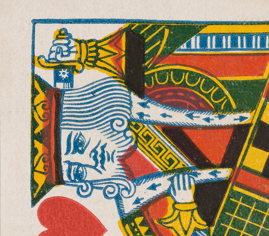 Vintage King of Hearts Playing Card Samsung Frame TV Art DOWNLOAD