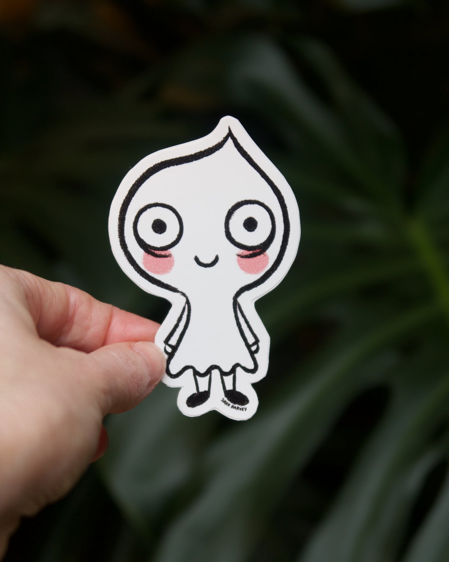 Ghost Vinyl Decals 3"X4"
