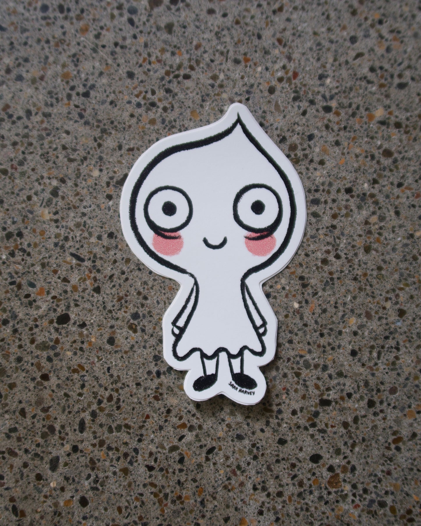 Ghost Vinyl Decals 3"X4"