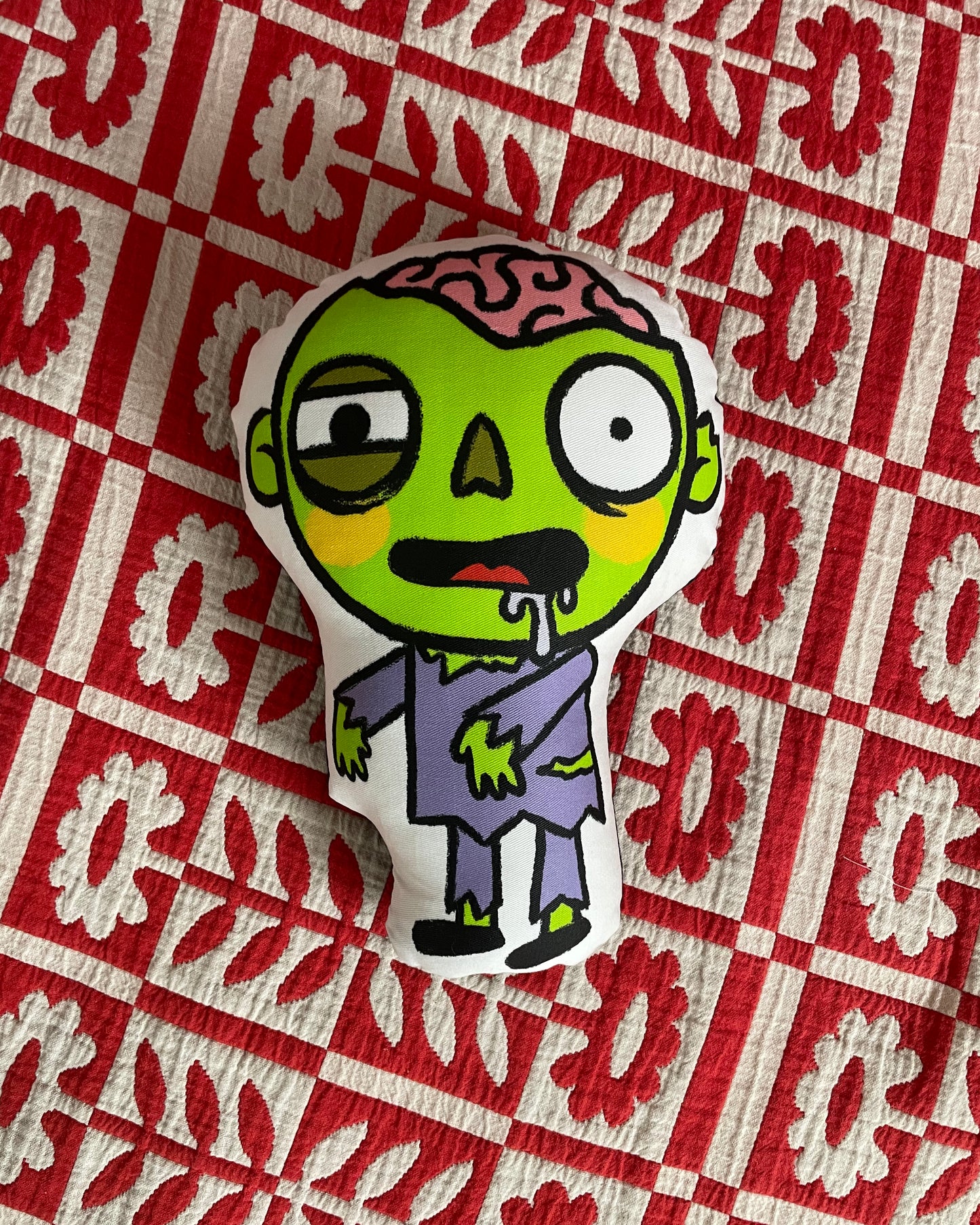 Zombie Pillow/Plush 12" tall Handmade