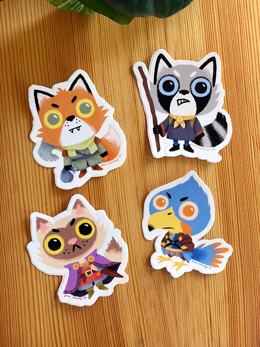 Marquise de Cats Sticker Root Game Inspired