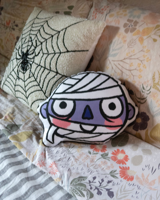 Mummy Head Pillow/Plush 12" tall Handmade