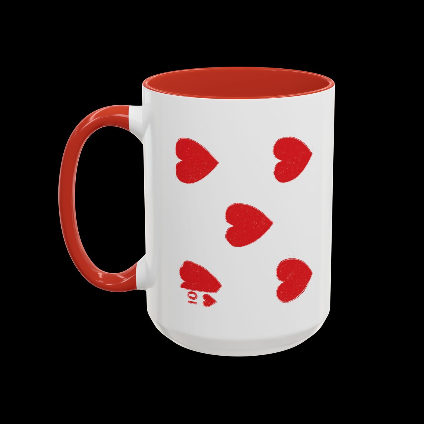 Valentine Vintage Playing Card Coffee Mug