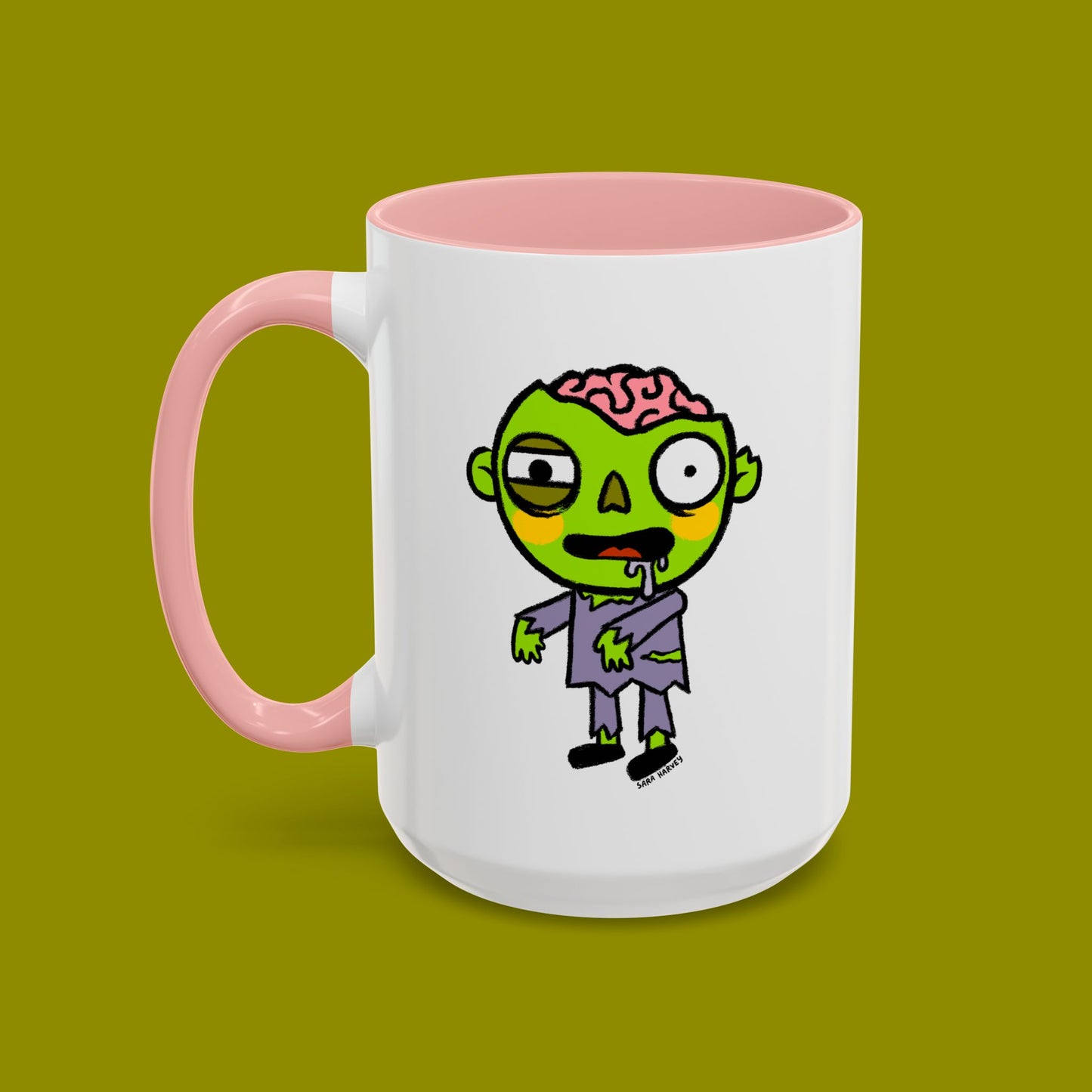 Halloween Zombie Ceramic Mug