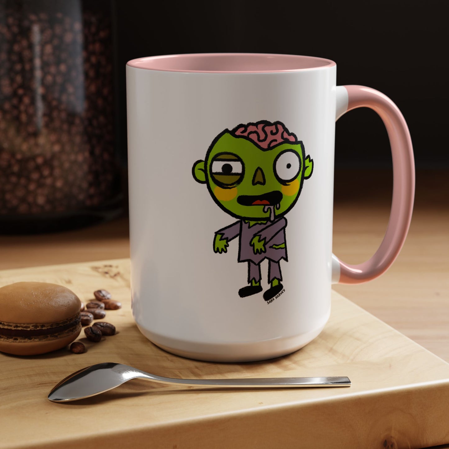Halloween Zombie Ceramic Mug