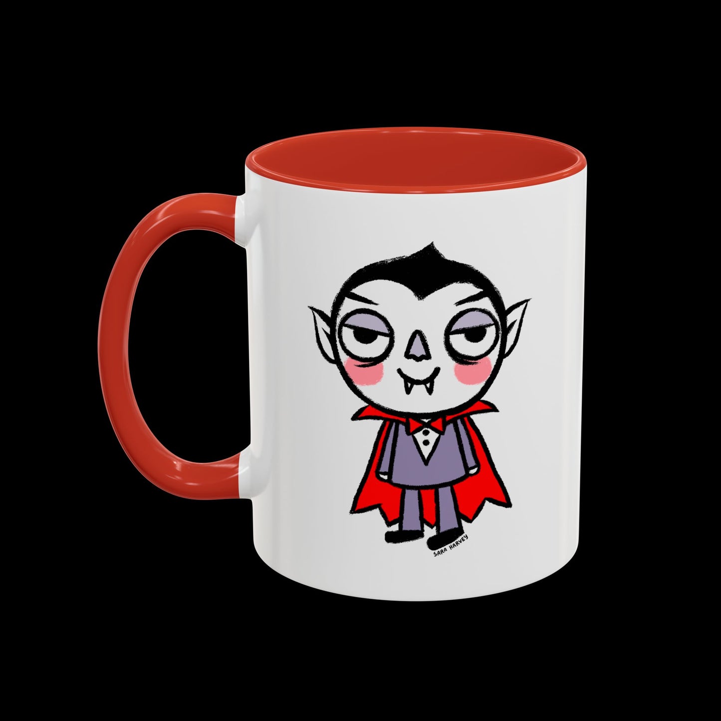 Halloween Vampire Ceramic Mug