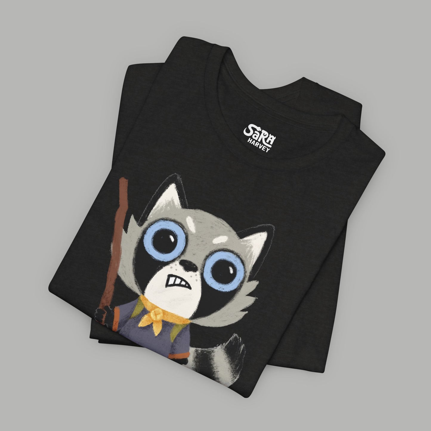 Raccoon Vagabond Cotton Unisex Short Sleeve T-shirt Root Board Game Inspired