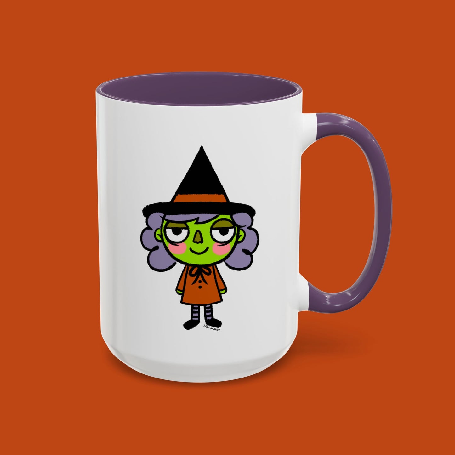 Halloween Witch Ceramic Mug