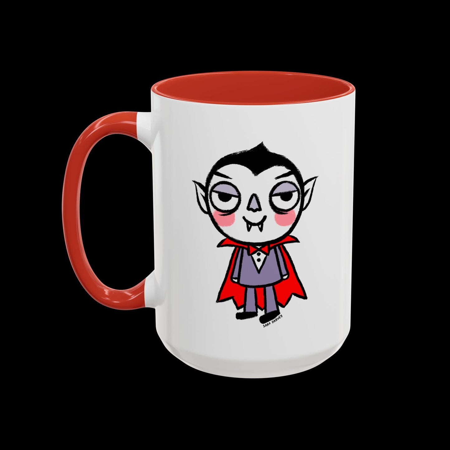 Halloween Vampire Ceramic Mug