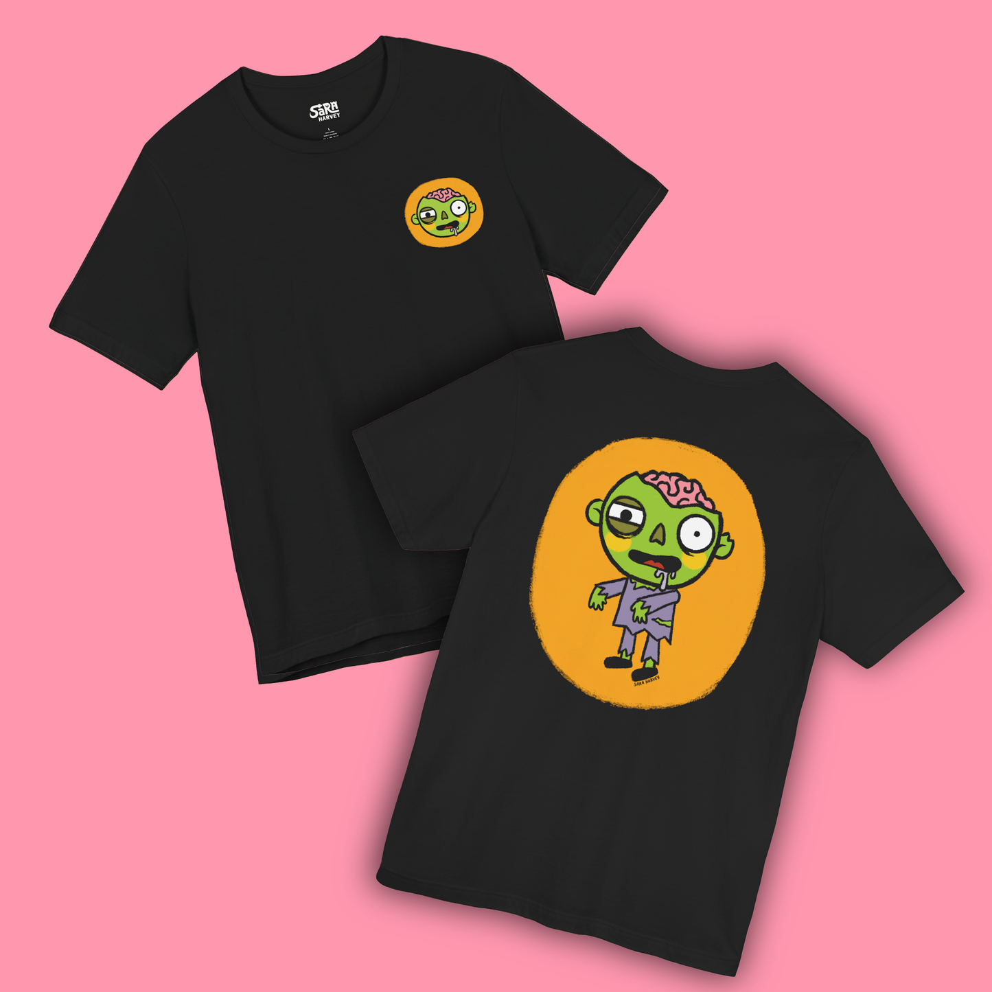 Adult Zombie Halloween T-Shirt