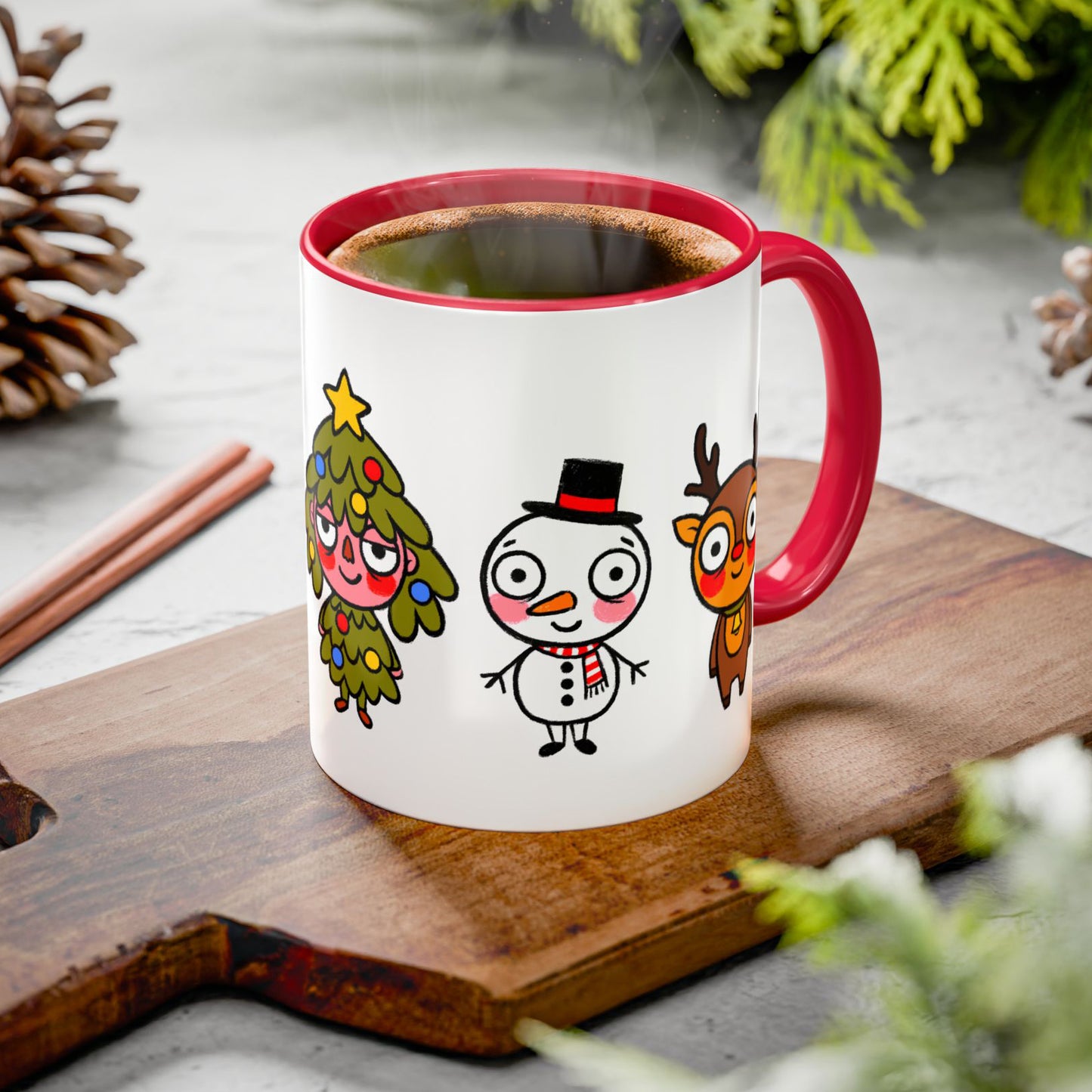 Holiday Christmas Characters Coffee Tea Mug