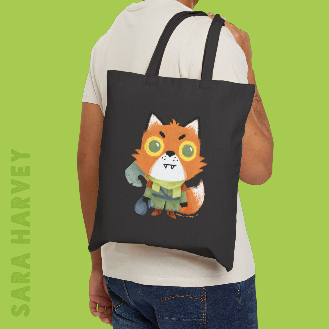 Fox Woodland AllianceTote Bag Root Board Game Inspired