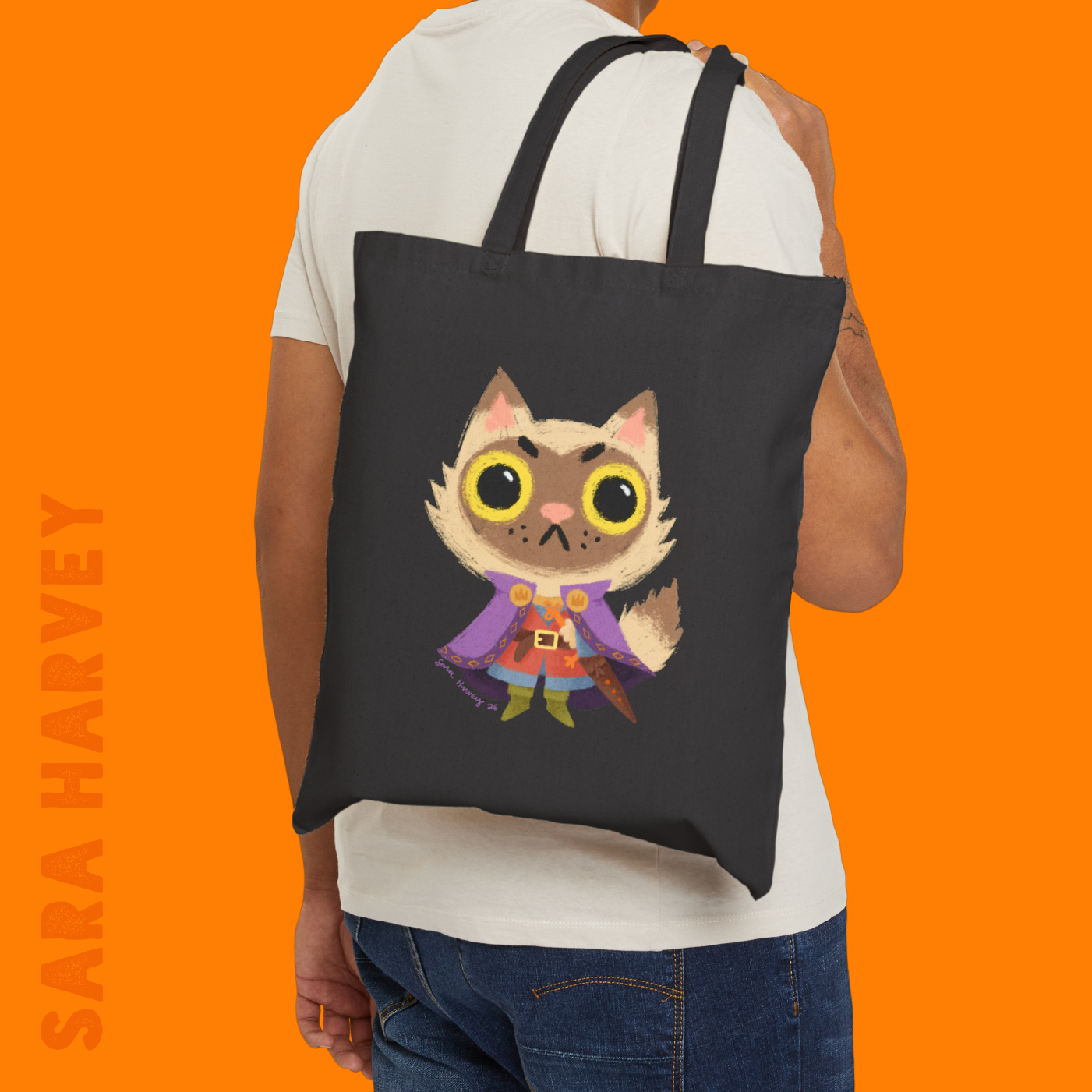 Marquise de Cat Tote Bag Root Board Game Inspired