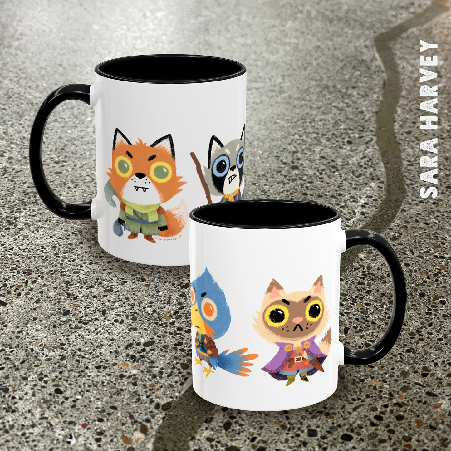 Root Board Game Inspired Character Mug
