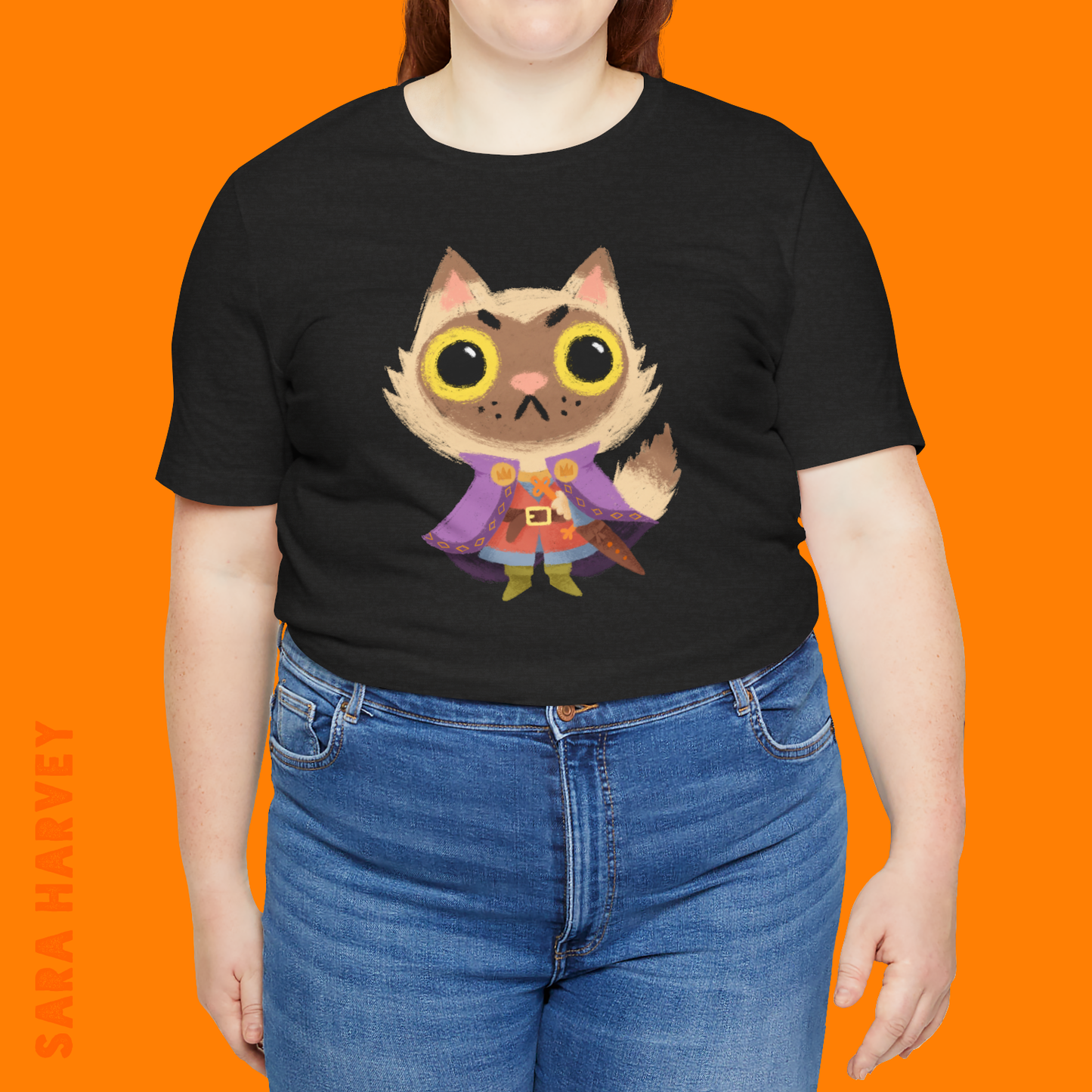 Marquise de Cat Cotton Unisex Short Sleeve T-shirt Root Board Game Inspired