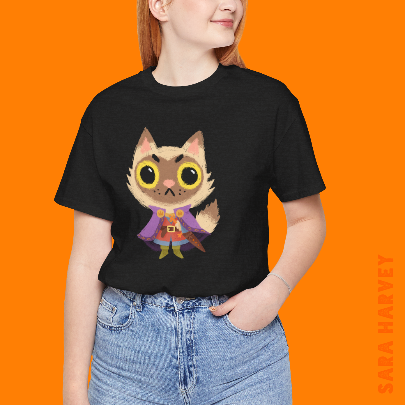 Marquise de Cat Cotton Unisex Short Sleeve T-shirt Root Board Game Inspired