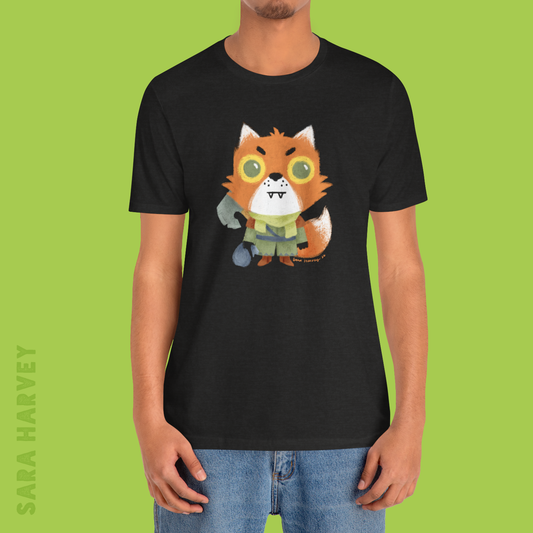 Fox Woodland Alliance Cotton Unisex Short Sleeve T-shirt Root Board Game Inspired