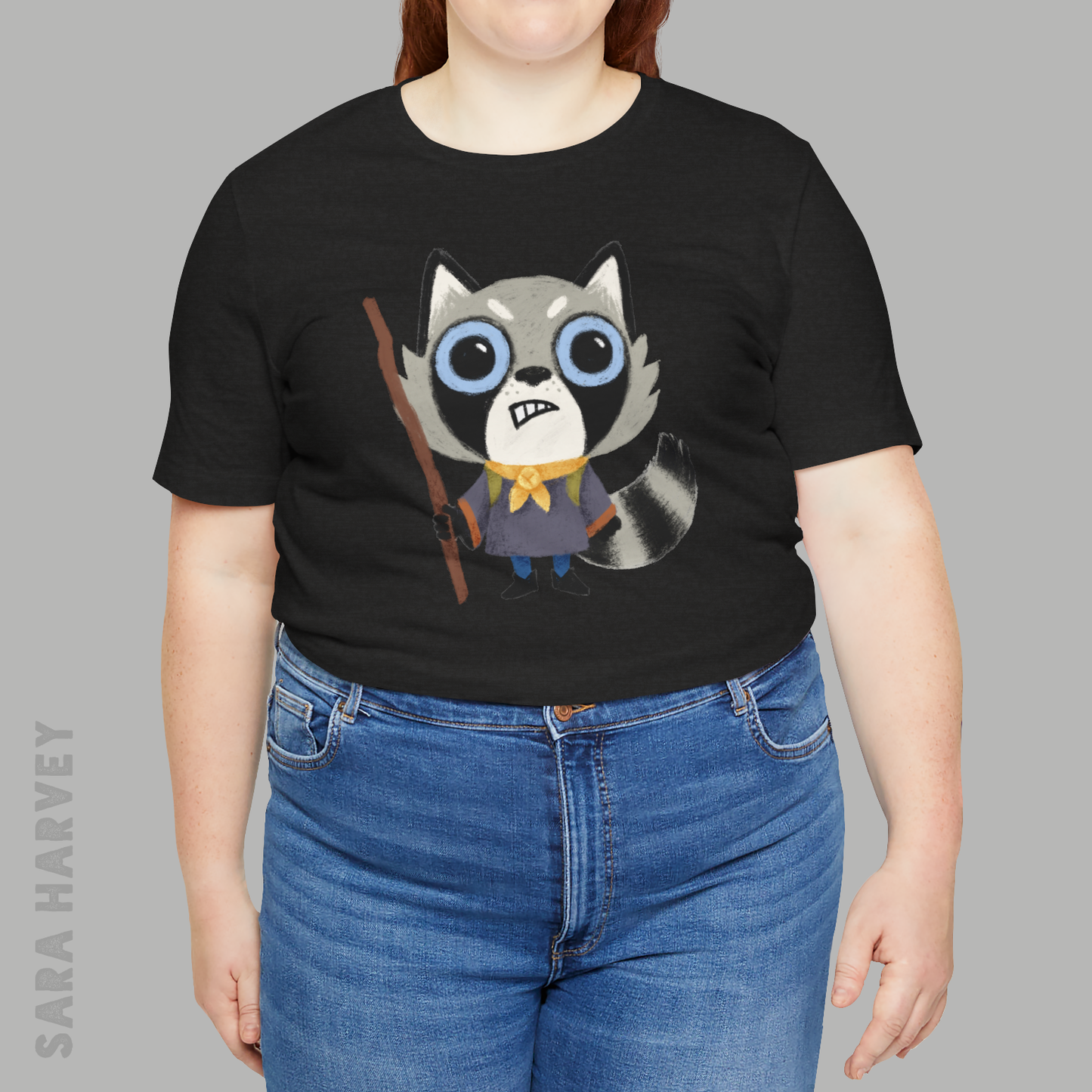 Raccoon Vagabond Cotton Unisex Short Sleeve T-shirt Root Board Game Inspired