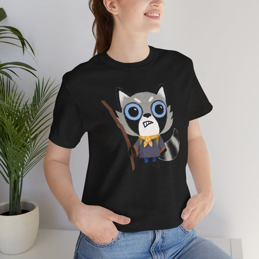 Raccoon Vagabond Cotton Unisex Short Sleeve T-shirt Root Board Game Inspired