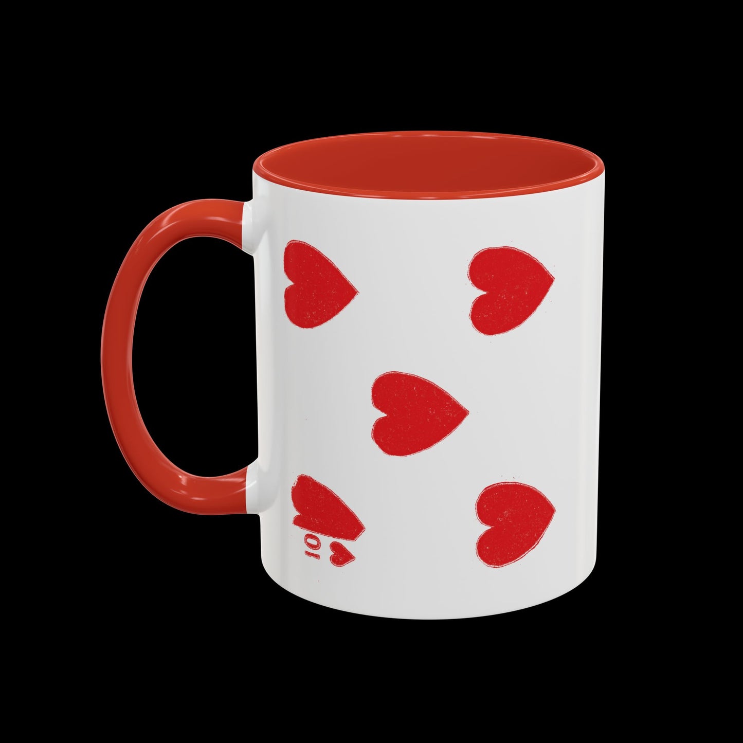 Valentine Vintage Playing Card Coffee Mug