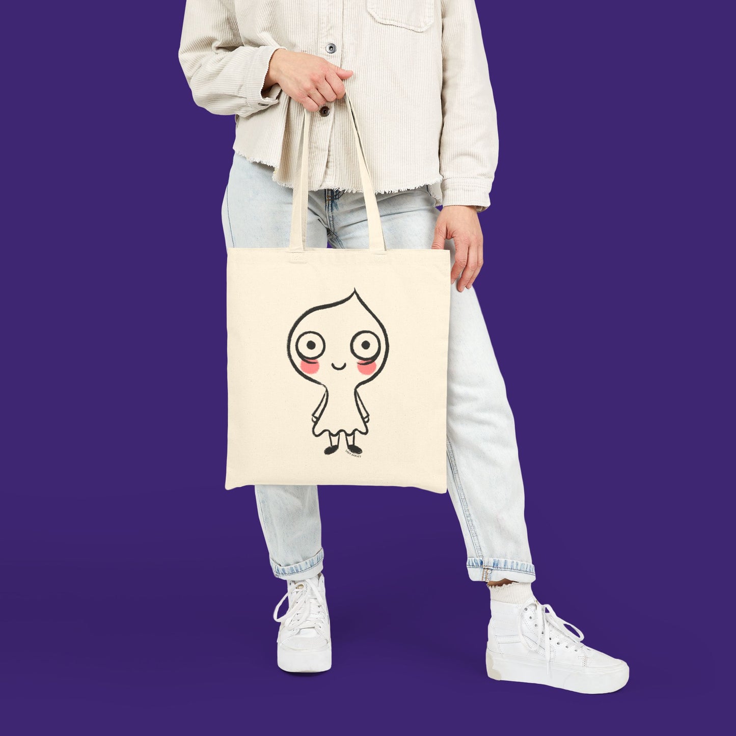 Ghost Halloween Canvas Tote Bag