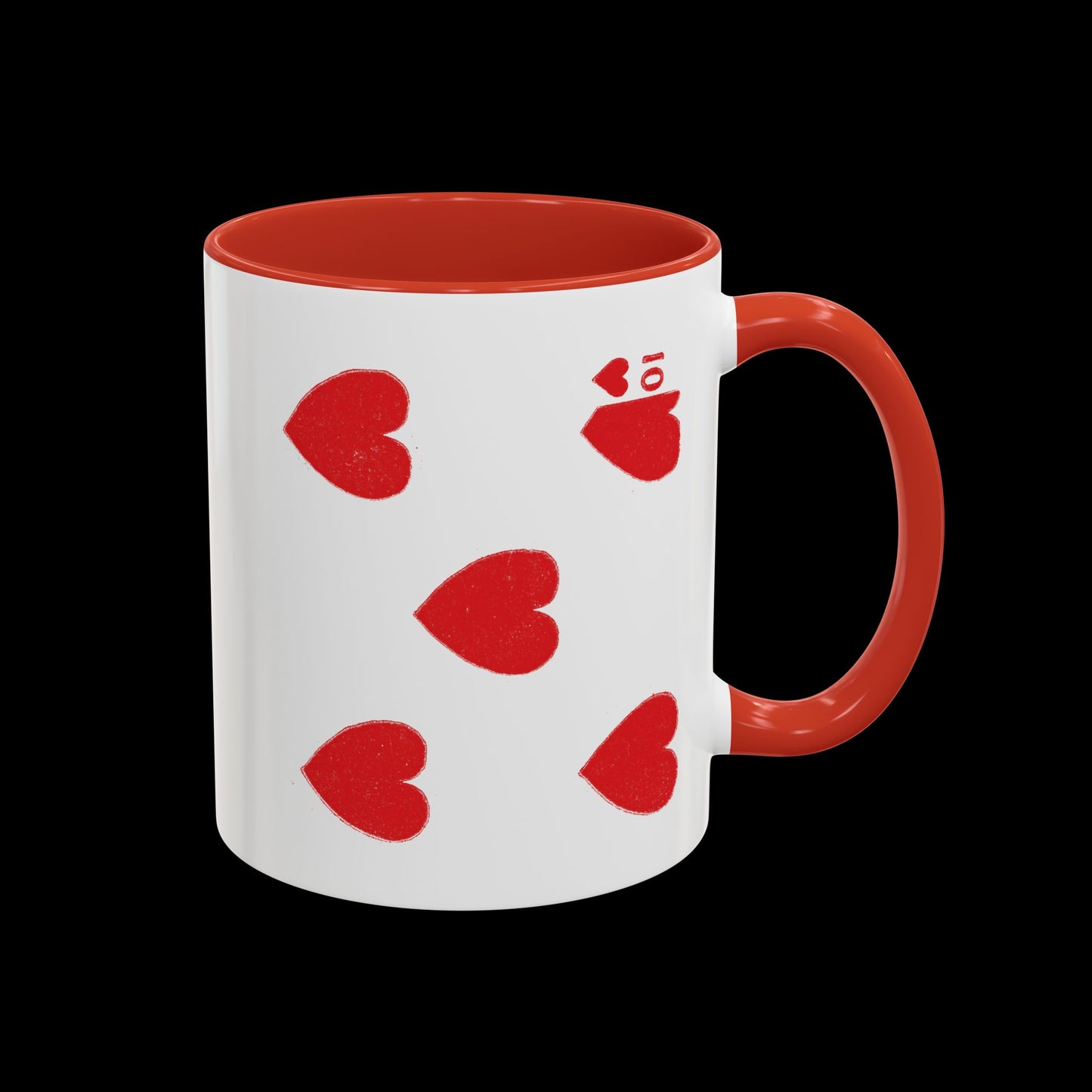 Valentine Vintage Playing Card Coffee Mug