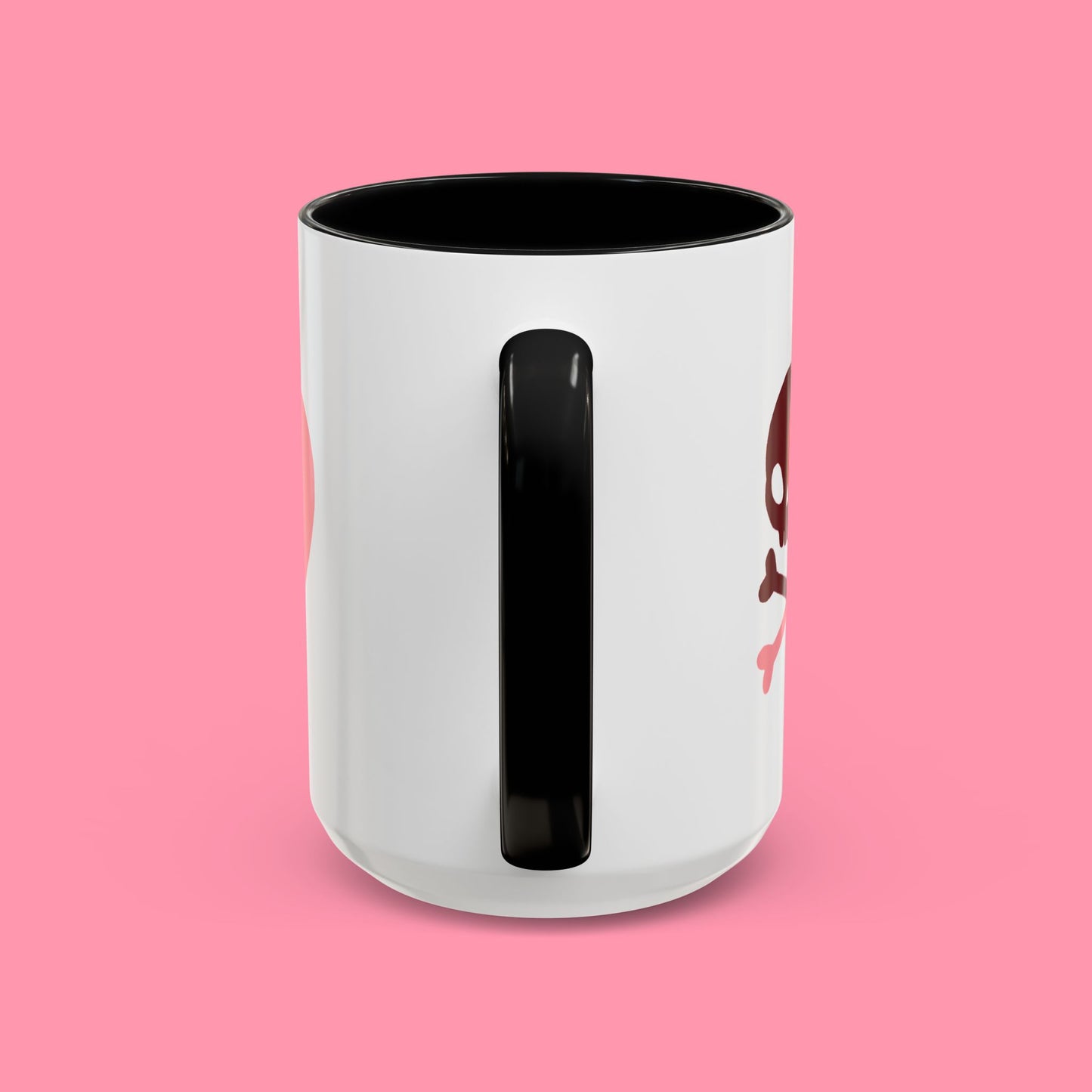 Love Skull Crossbones and Heart Valentines/Anniversary/Wedding Mug