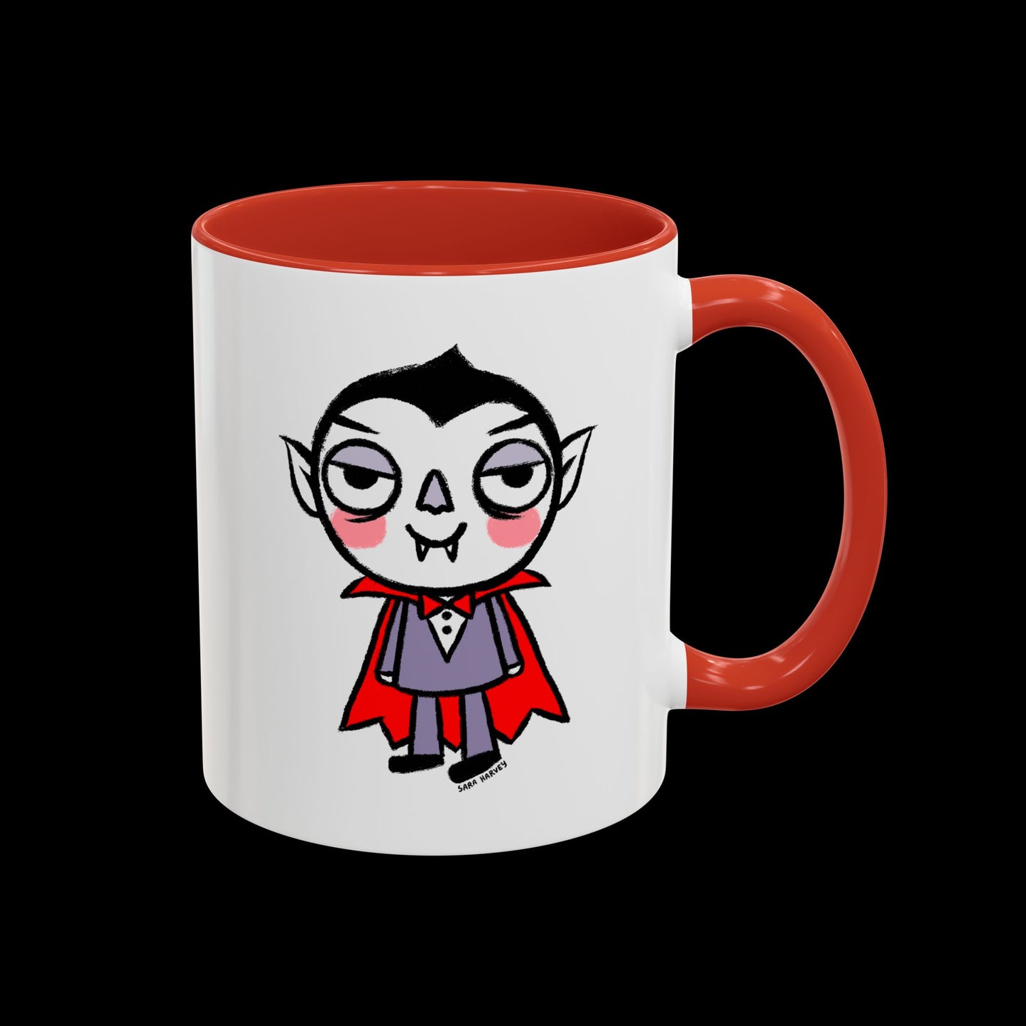 Halloween Vampire Ceramic Mug