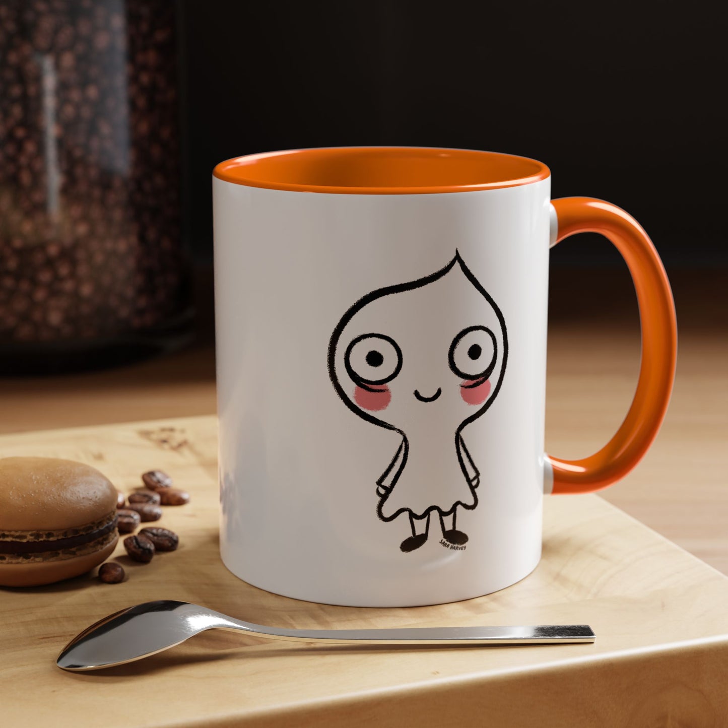 Halloween Ghost Ceramic Mug