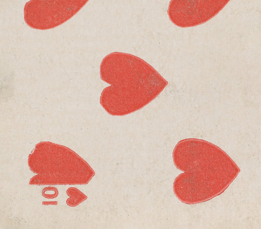 Valentine Vintage Hearts Playing Card Frame TV Artwork DOWNLOAD