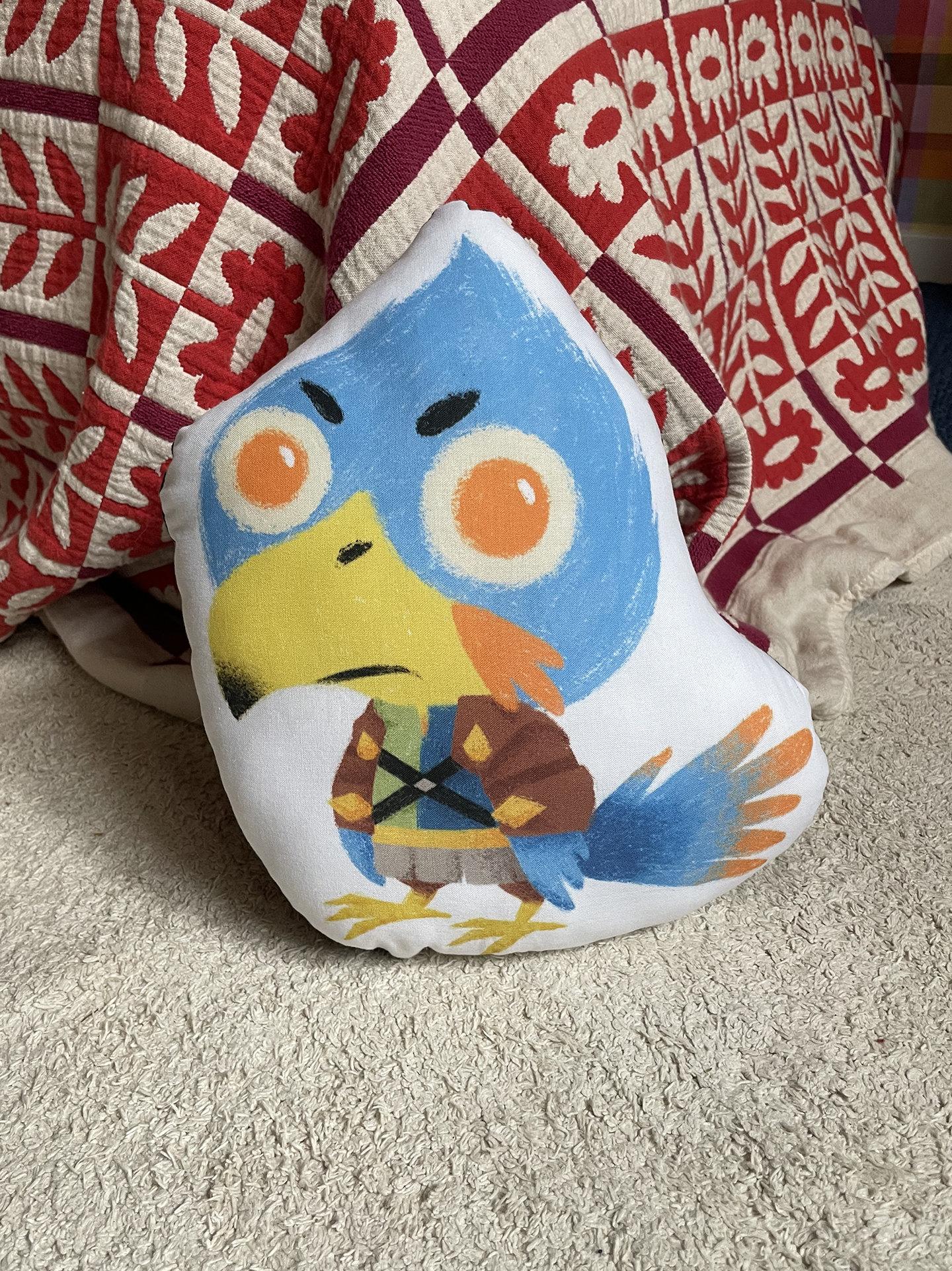 Root Game Inspired Bird Eyrie Dynasty Pillow