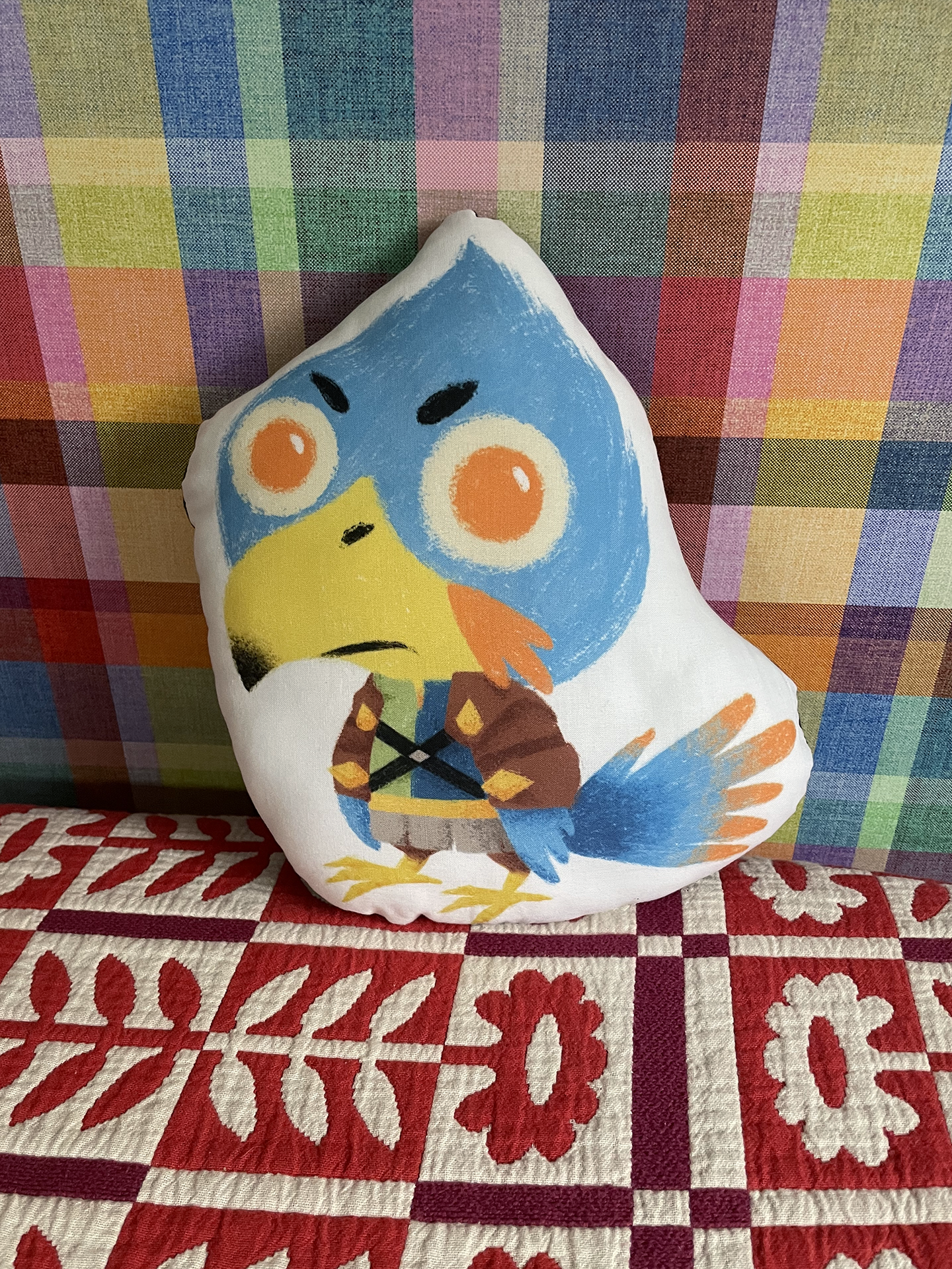 Root Game Inspired Bird Eyrie Dynasty Pillow