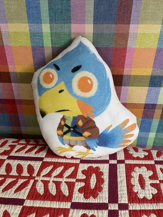 Root Game Inspired Bird Eyrie Dynasty Pillow