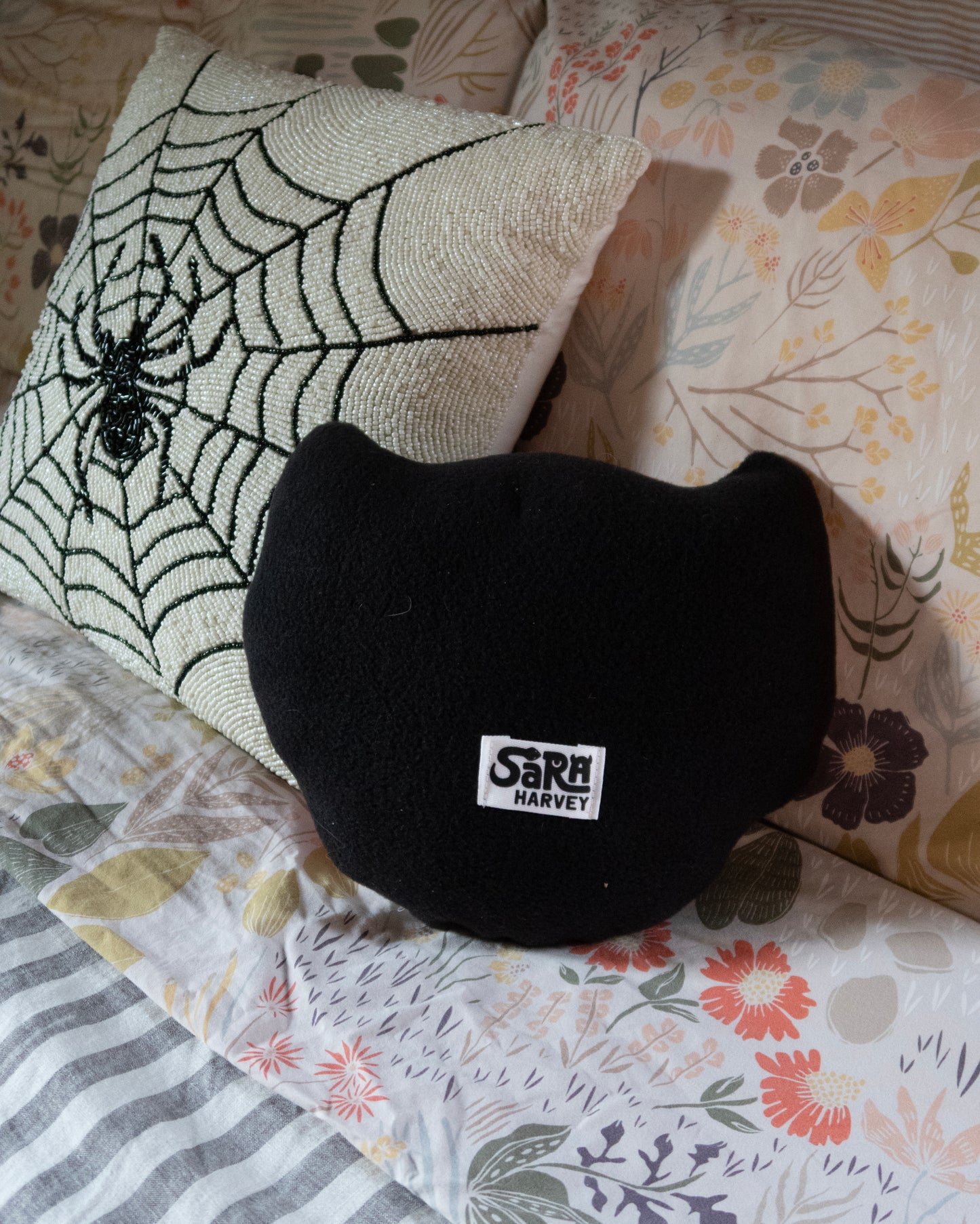 Devil Head Pillow/Plush 12" tall Handmade