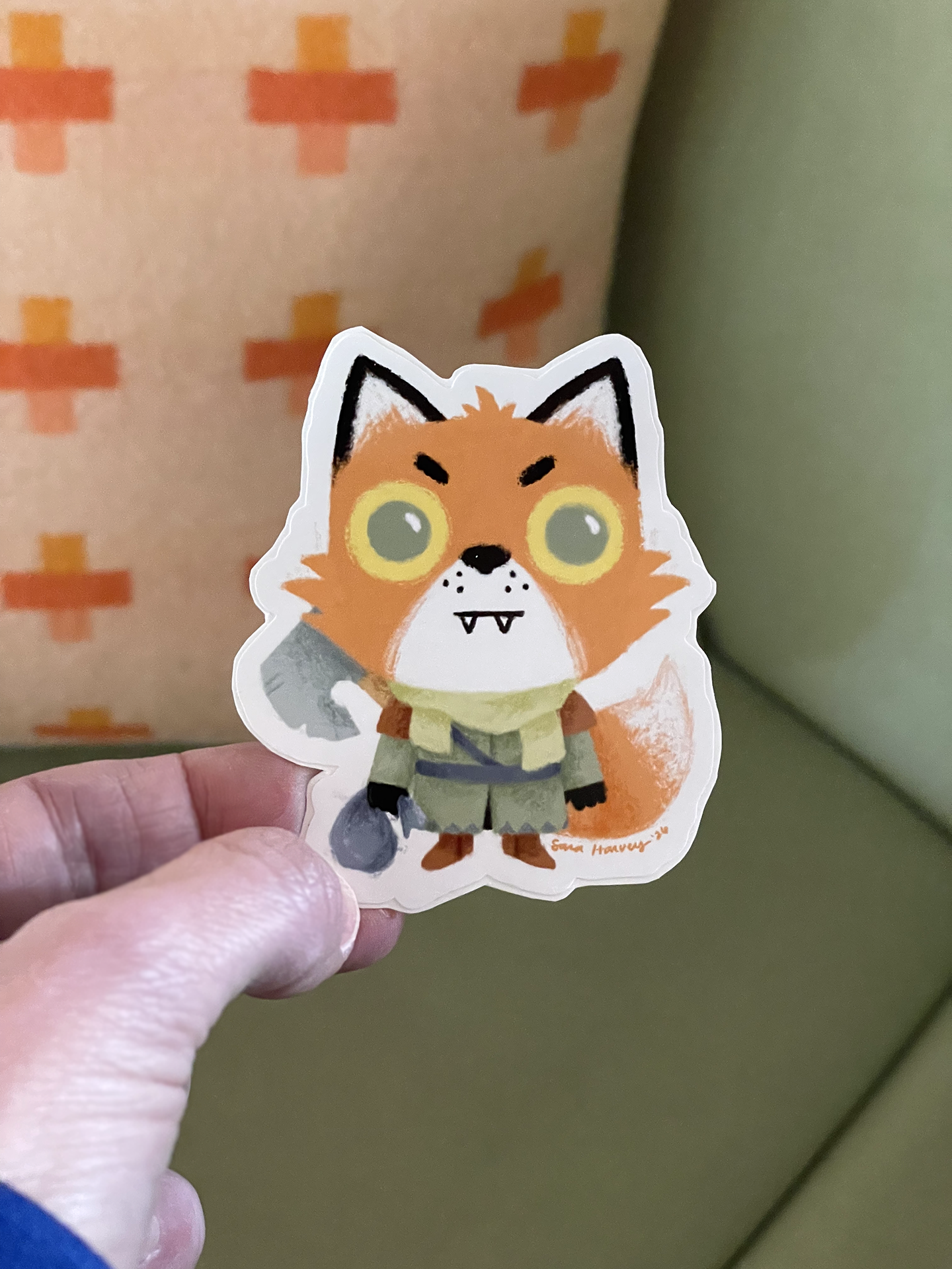 Fox Woodland Alliance Sticker Root Game Inspired