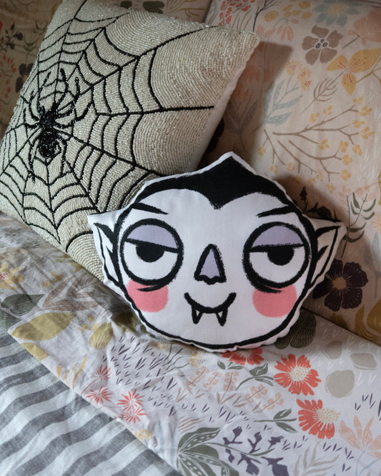 Vampire Head Pillow/Plush 12" tall Handmade